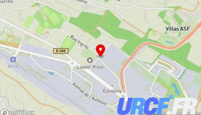 carte de Bordenave et Fils Magasin de materiaux de construction, Entreprise de construction à Artix