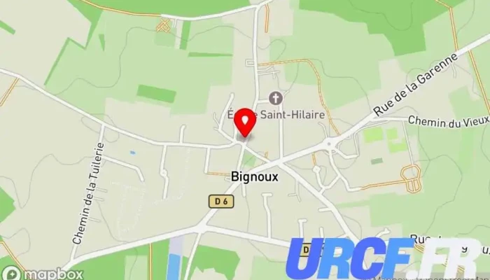 Chantier Extension Ossature Bois -  Carte - Bignoux
