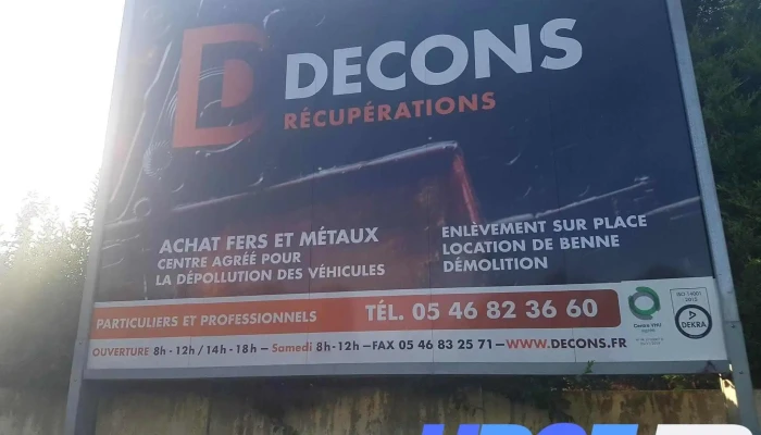 Decons Atlantique site d'Echillais Saint Agnant - 17620 Échillais