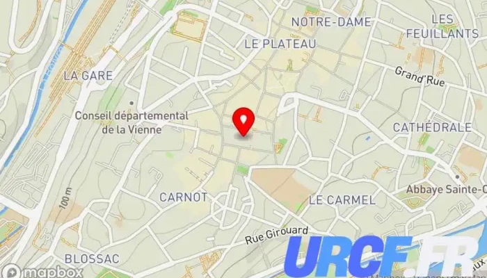 La Sapiniere -  Carte - Poitiers