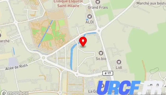 carte de MTP Agen Fournisseur de matériaux de construction, Société de travaux publics à Boé