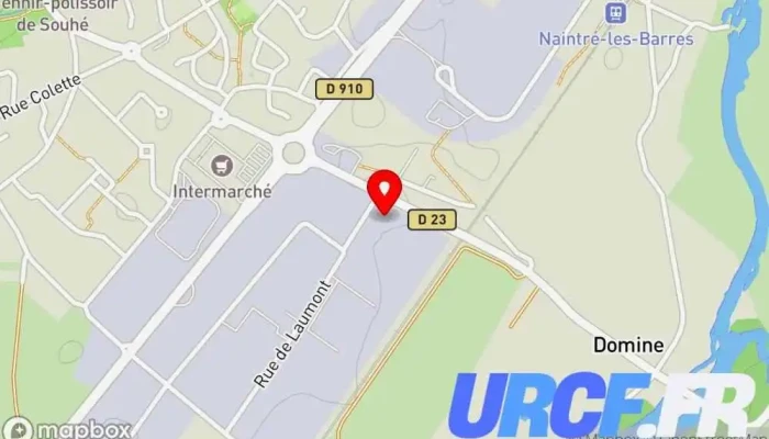 Ouest Traitements Peinture Indust Jicf -  Carte - Naintré